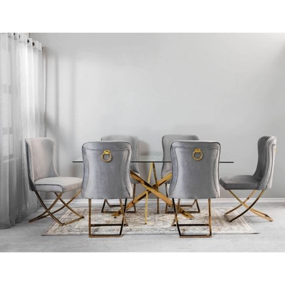 Remus 6 Seater Dining Set – Santorini Store