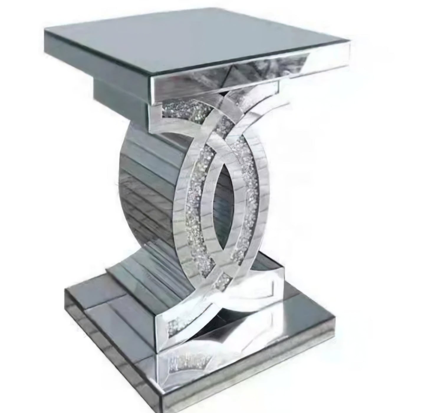 Cols Diamond Crushed Side Table