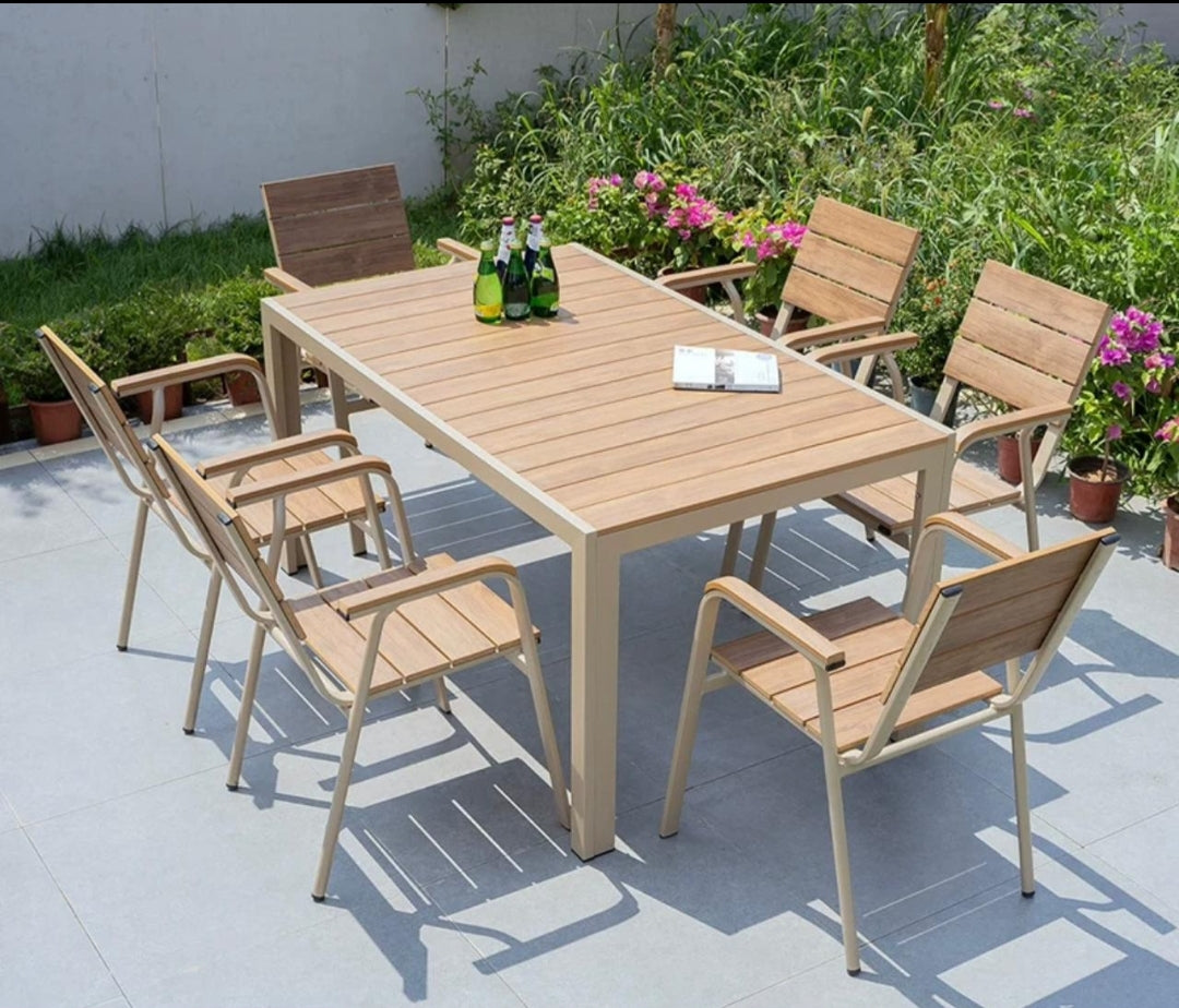 Birk Outdoor Dining Set -6 Seater