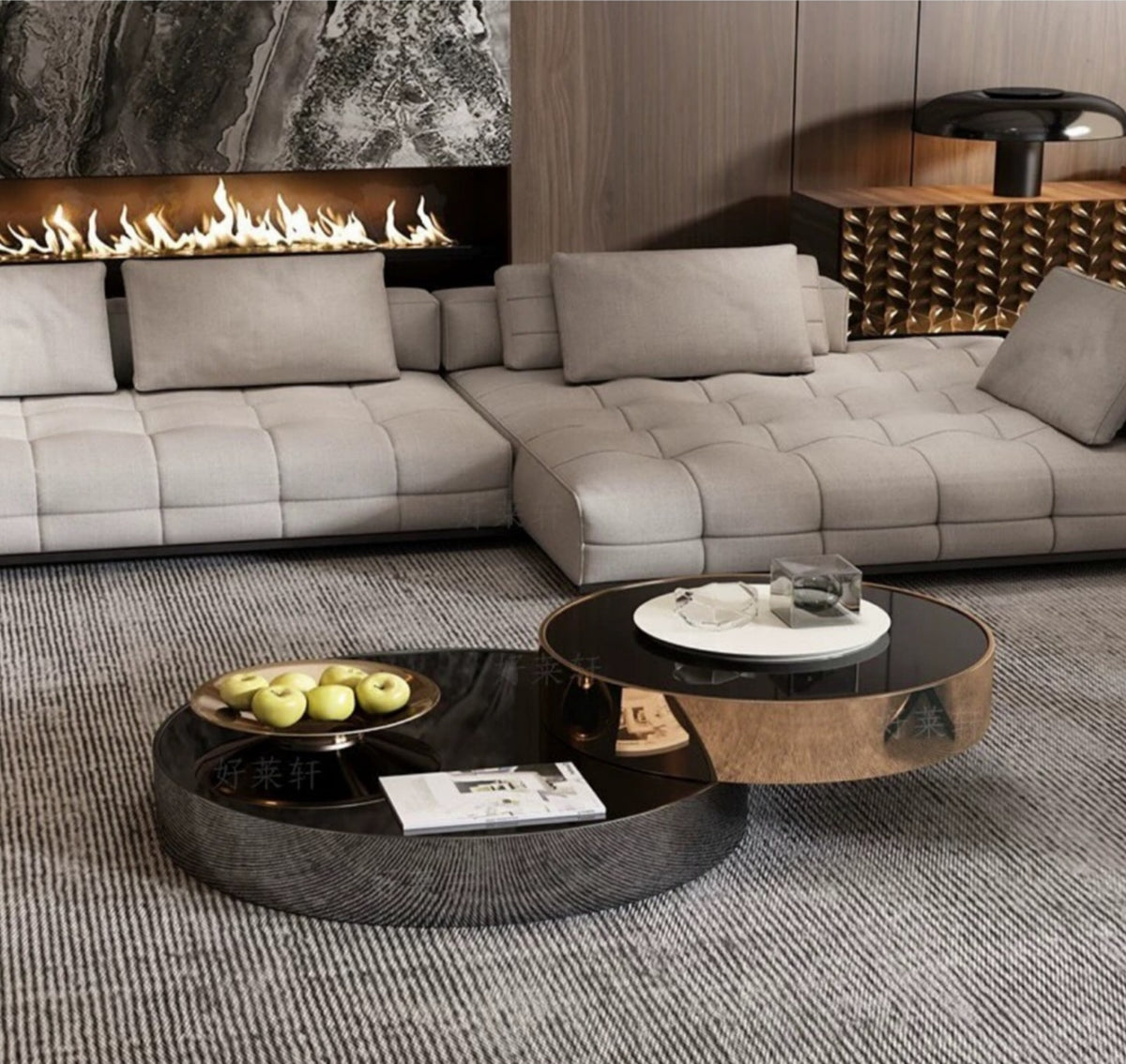 Luxury Rotating Coffee Table – view 7 – Santorini Store