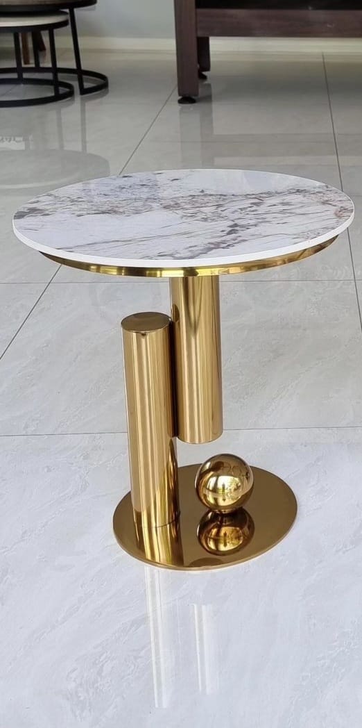 Campbell End Table – view 3 – Santorini Store