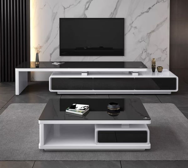 Vanezia Tv Stand and Coffee Table Set