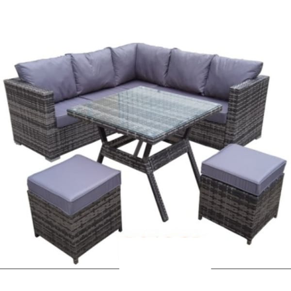 Rattan Patio Set with Coffee Table