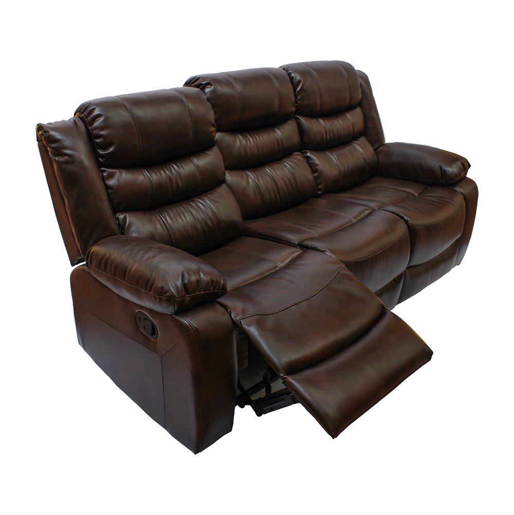Rollie Recliner Sofa- 3pcs set – view 8 – Santorini Store