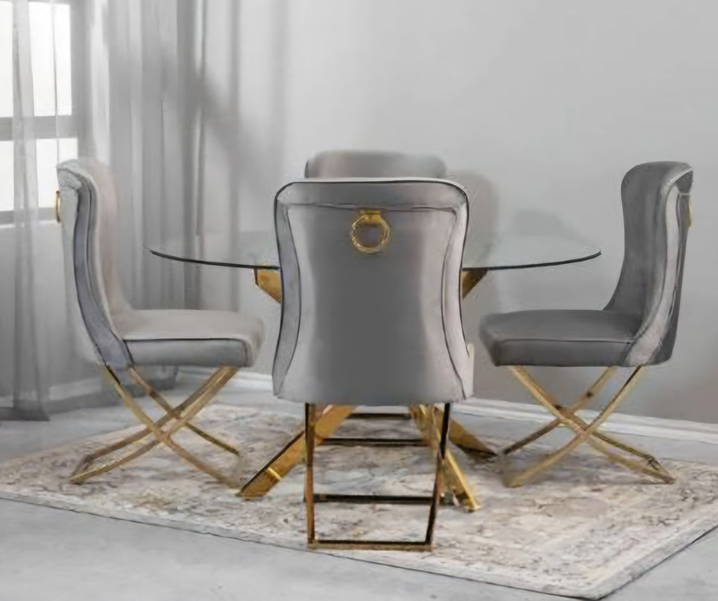 Tryant Dining Table Set - 4 Seater