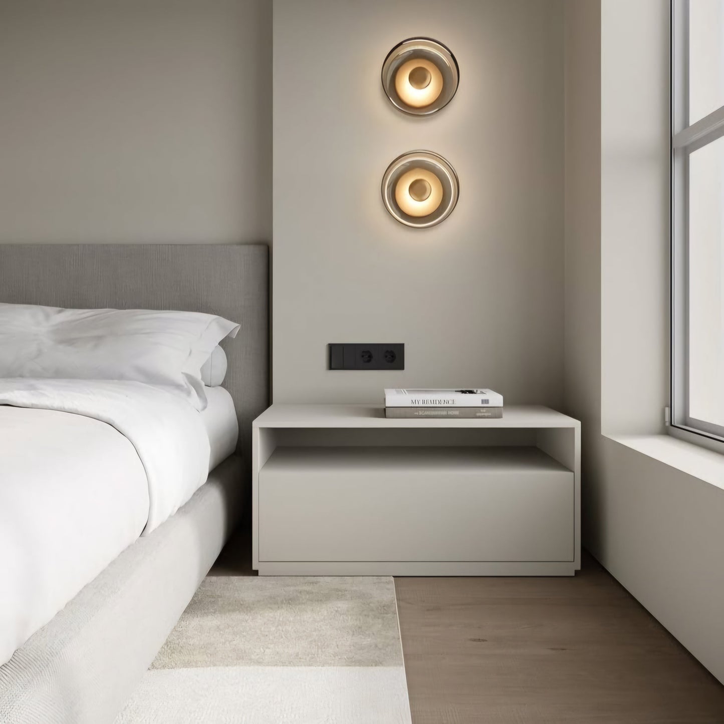 Modern Auw pedestals with a sleek artisanal design and premium finish