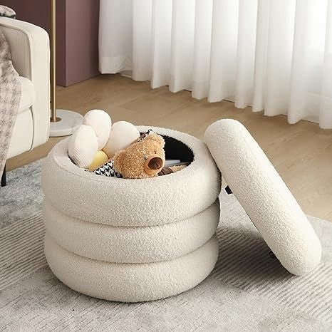 Luxury bedroom storage bench for organizing linens and pillows