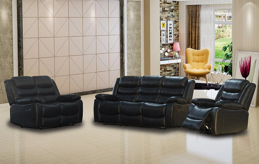 Rollie Recliner Sofa- 3pcs set