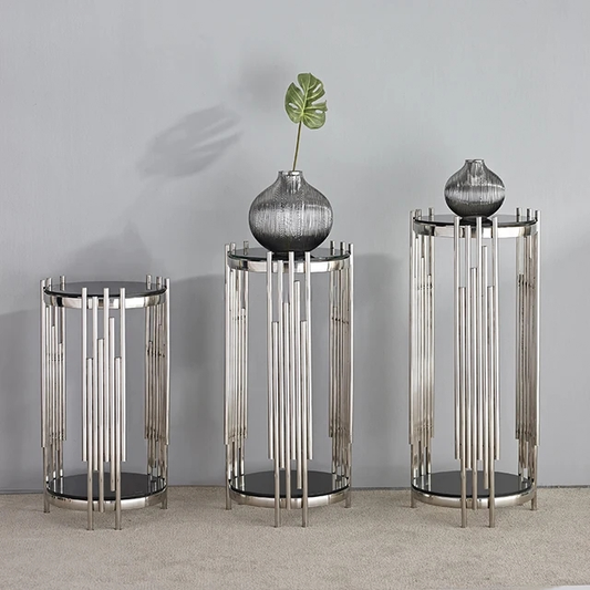 Lisa 3-pc Silver display stands