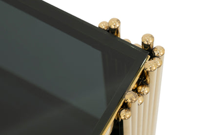 Bali Console Table Gold Frame
