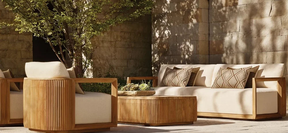Soria Teak Patio Lounge Collection