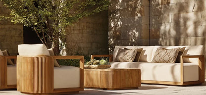 Soria Teak Patio Lounge Collection