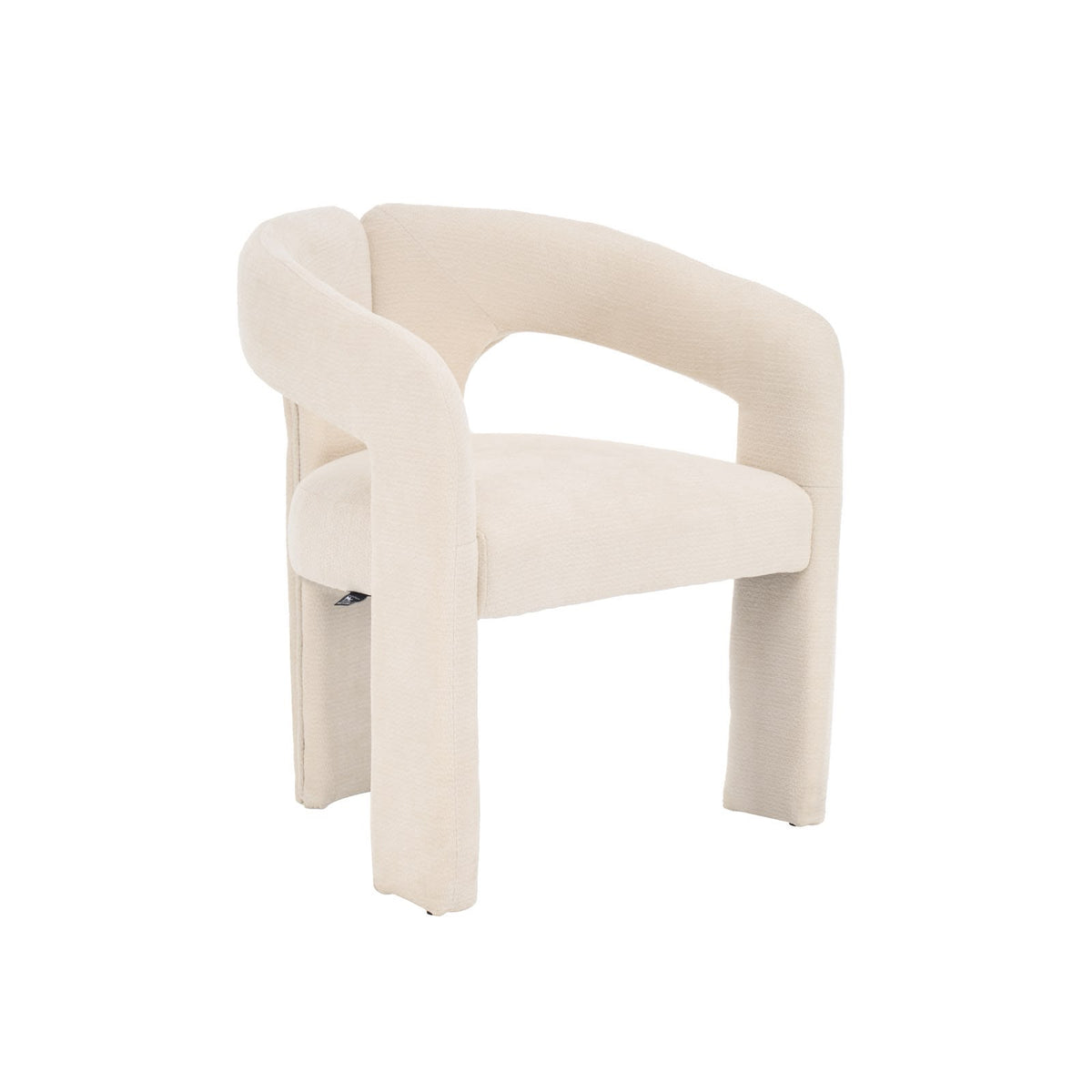 Modern Upholstered Accent Chair with Wrap-Around Backrest – view 5 – Santorini Store