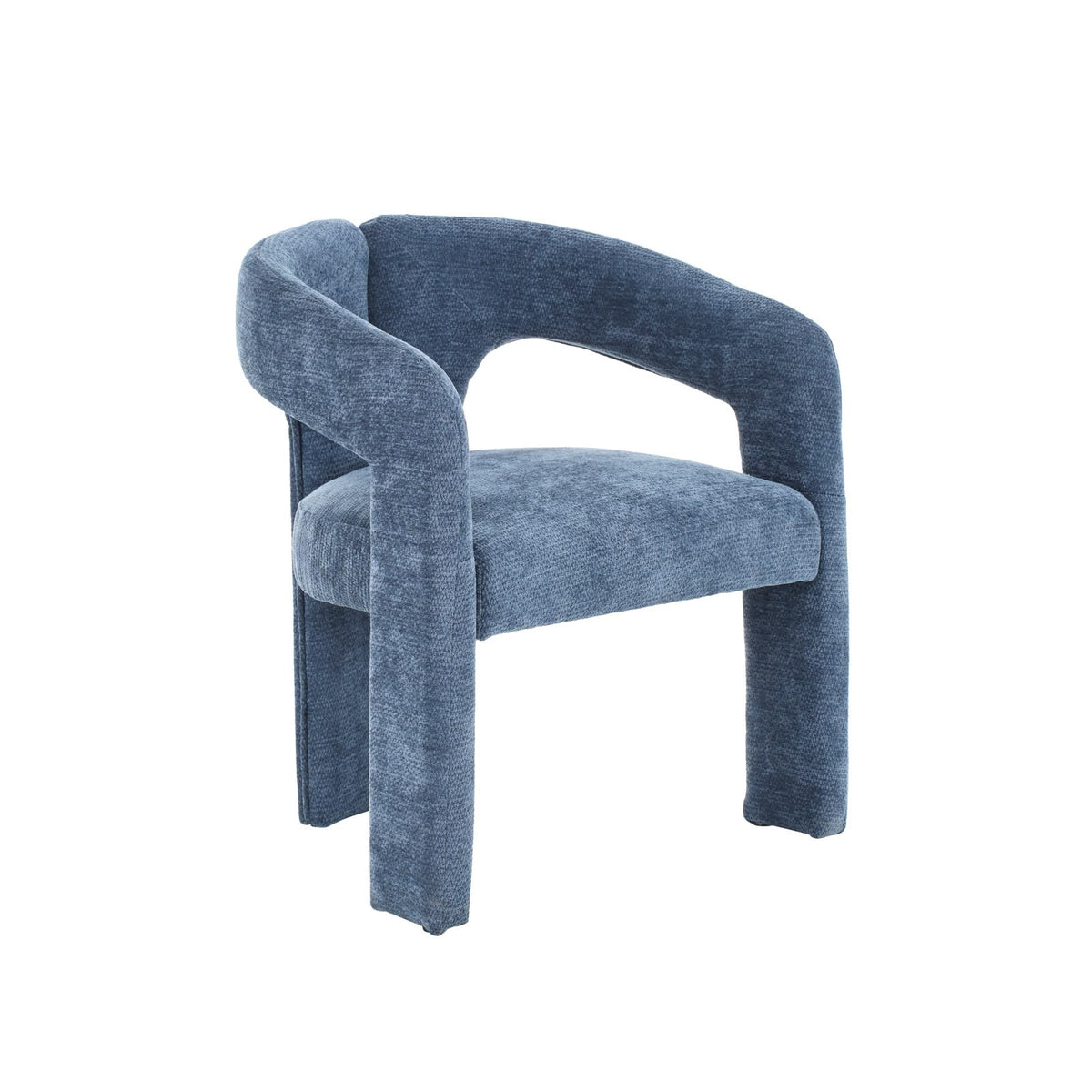Modern Upholstered Accent Chair with Wrap-Around Backrest – view 6 – Santorini Store