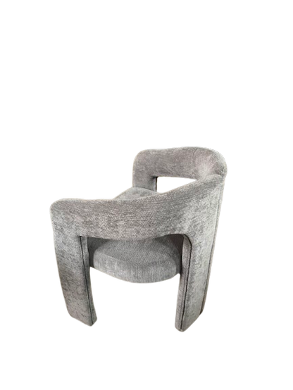 Modern Upholstered Accent Chair with Wrap-Around Backrest