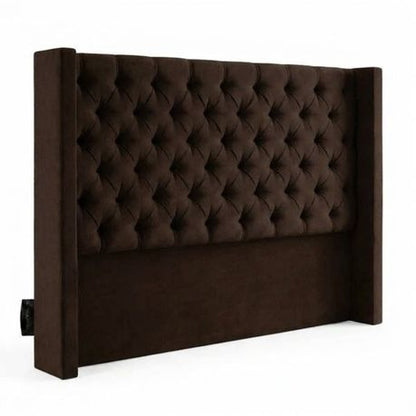 Santorini Button-Tufted Velvet Headboard