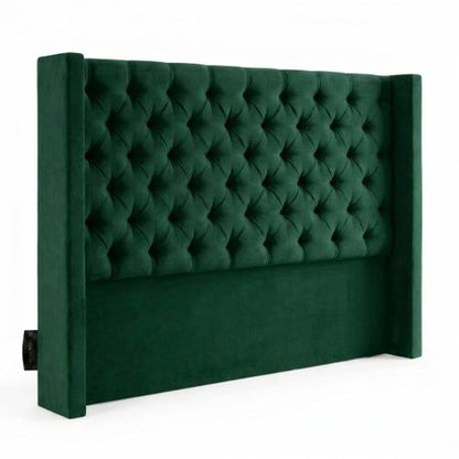 Santorini Button-Tufted Velvet Headboard