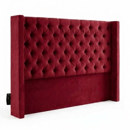 Santorini Button-Tufted Velvet Headboard