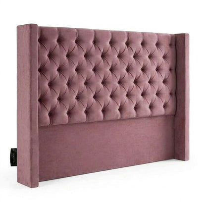 Santorini Button-Tufted Velvet Headboard