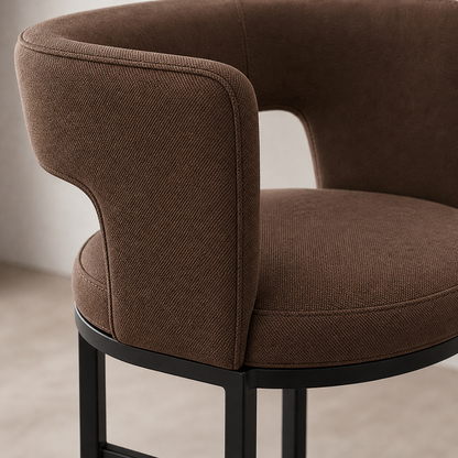 Bespoke designer bar seating for high-end residential entertainment spaces